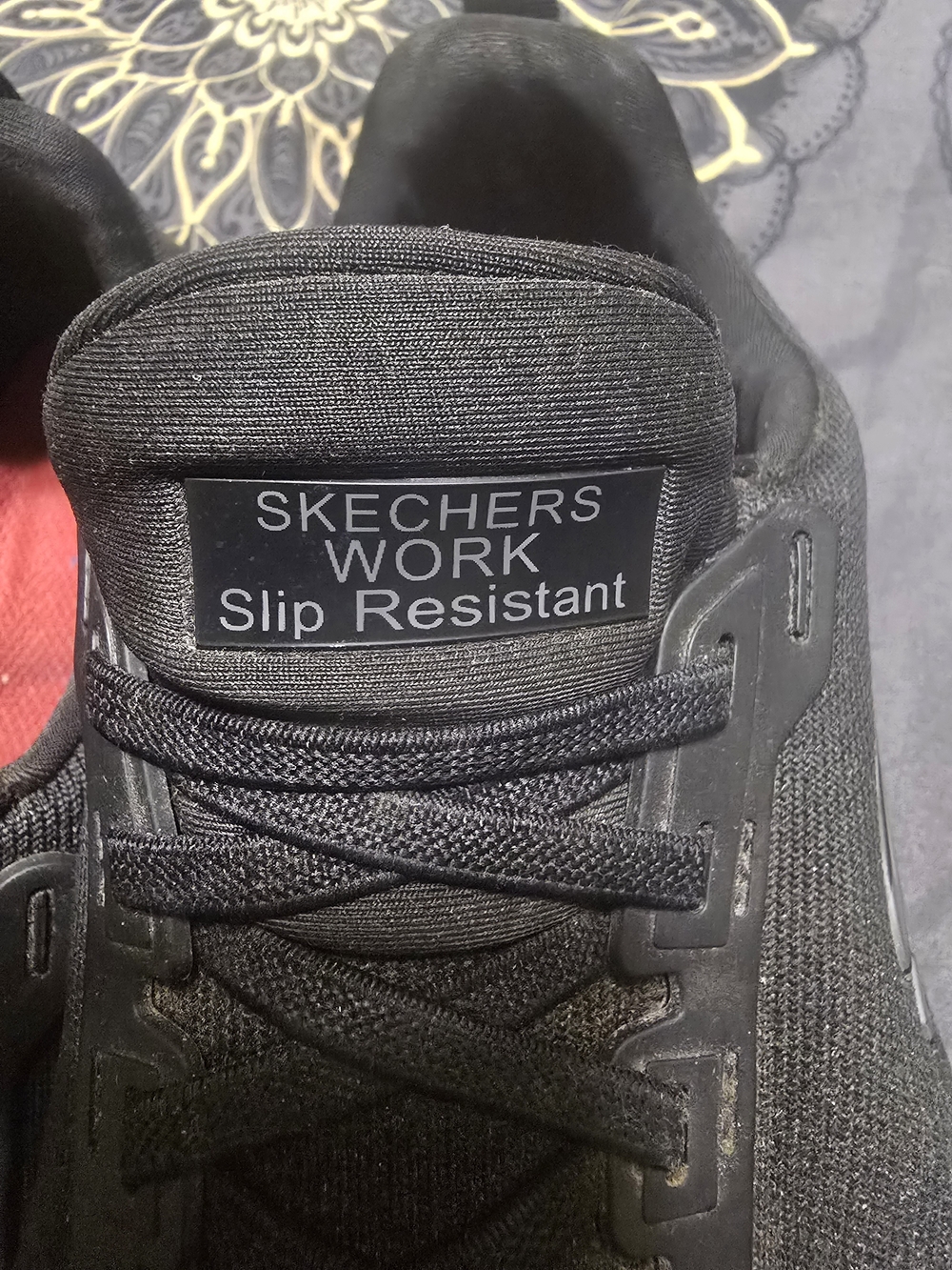 Skechers Work Women's Slip-Resistant Black Work Shoe
